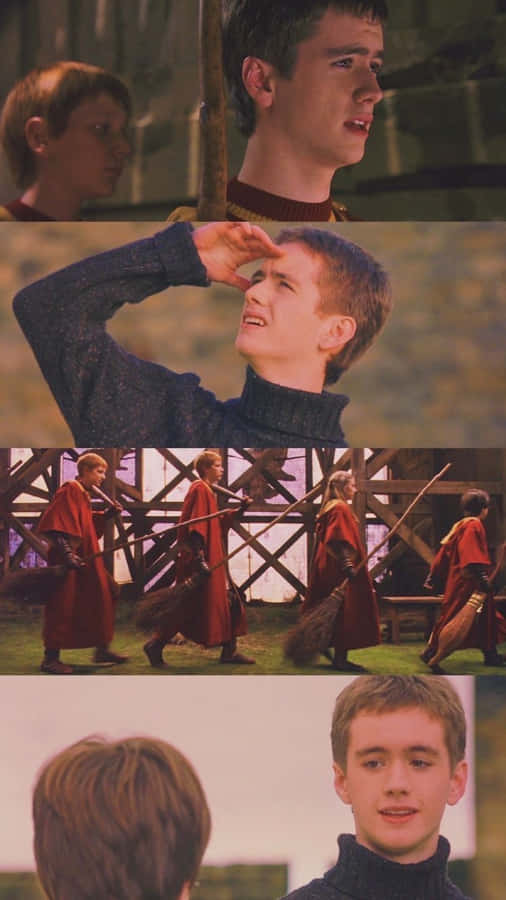 Oliver Wood Quidditch Captain Wallpaper