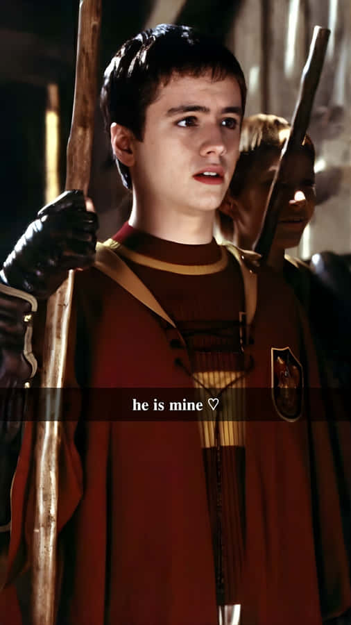 Oliver Wood Quidditch Captain Wallpaper