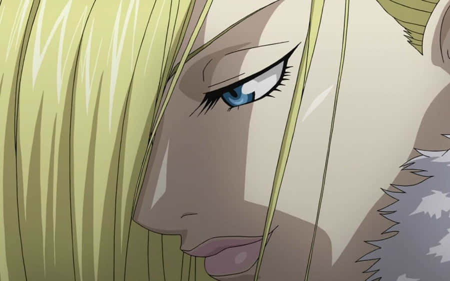 Olivier Mira Armstrong Stands Tall In The Snow And Ice Wallpaper