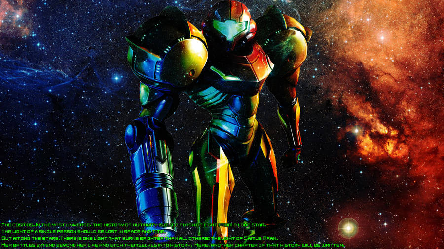 Omega Suit From Metroid Wallpaper