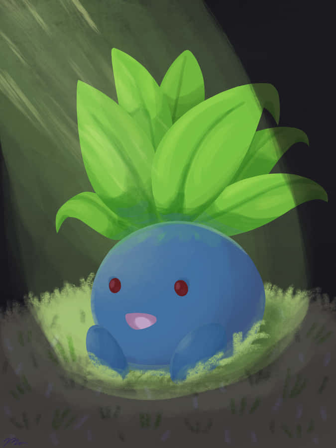 On Grass Oddish Wallpaper