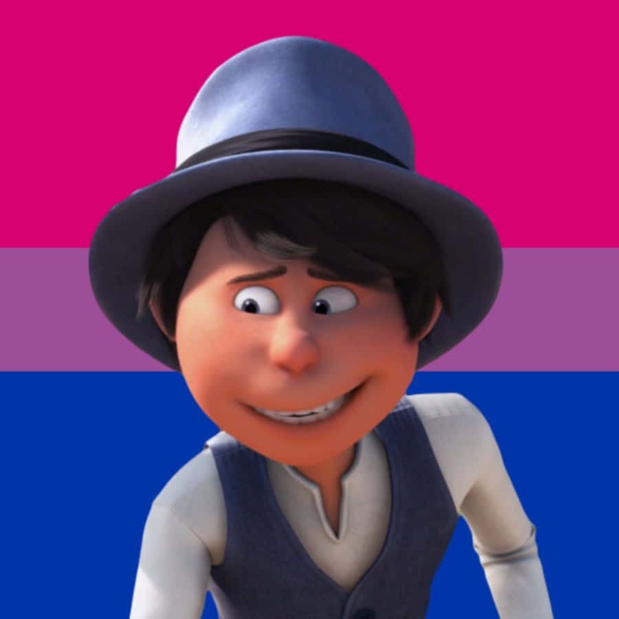 Onceler Animated Character Bisexual Pride Background Wallpaper
