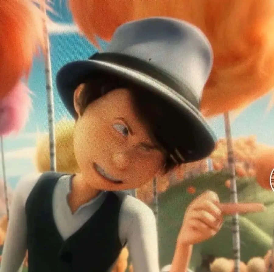 Onceler Smirk Animated Character Wallpaper