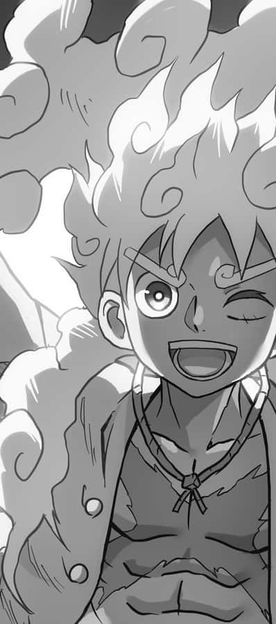 One Piece Anime Character Laughing Wallpaper