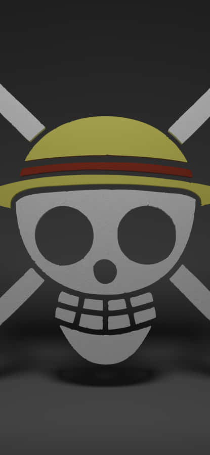 One Piece Anime Skull Logo Wallpaper Wallpaper
