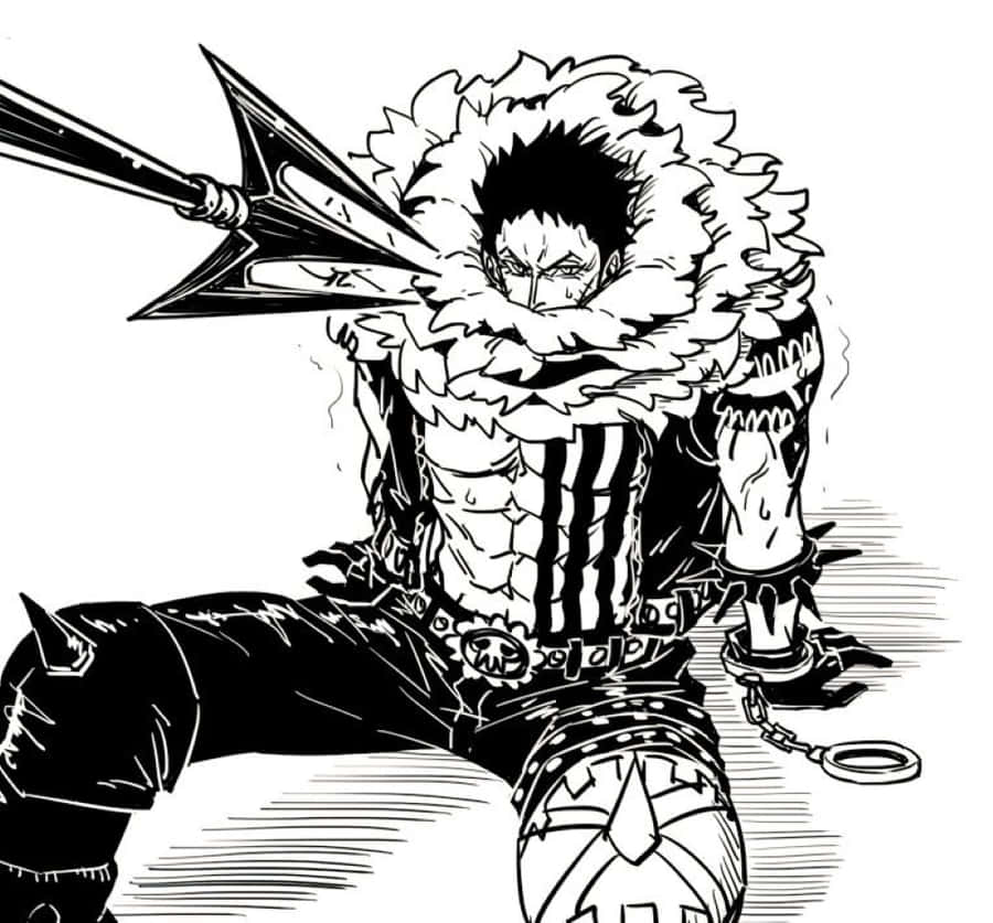 One Piece: Charlotte Katakuri In Action Wallpaper