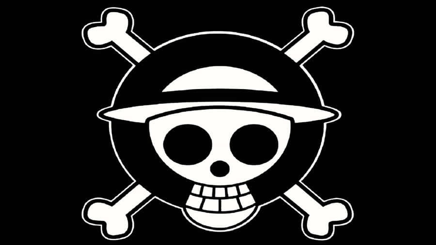 One Piece Skull And Crossbones Logo Wallpaper