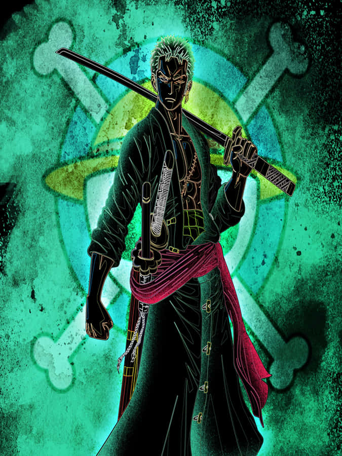 One Piece Swordsman Artwork Wallpaper