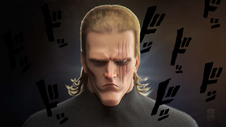 One Punch Man's King In Deep Thought Wallpaper