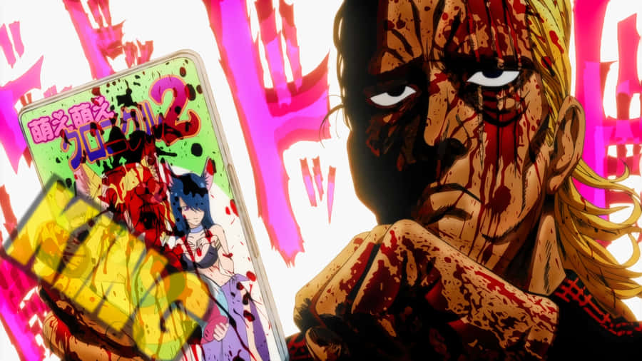 One Punch Man's King Standing Strong Wallpaper