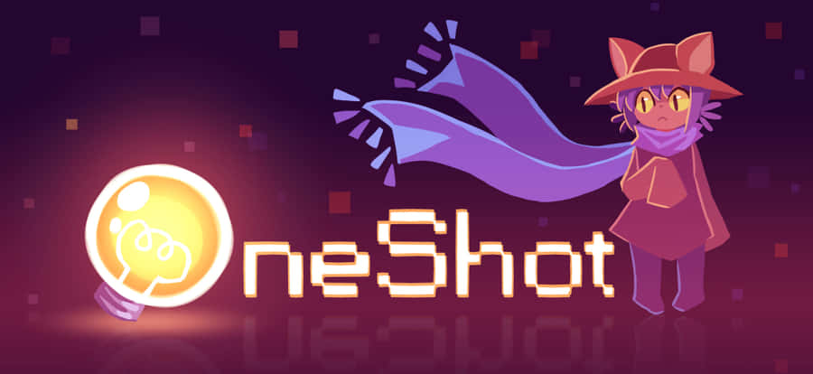 Oneshot Game Artwork Nikoand Lighted Bulb Wallpaper