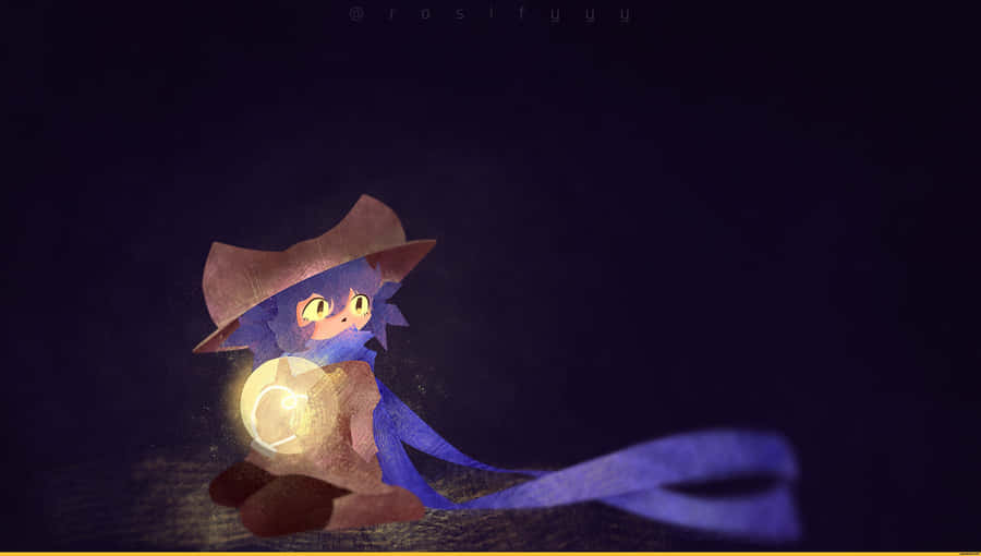 Oneshot Niko Holding Light Wallpaper