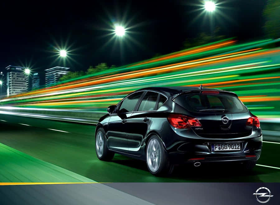 Opel Astra Gtc In Motion Wallpaper