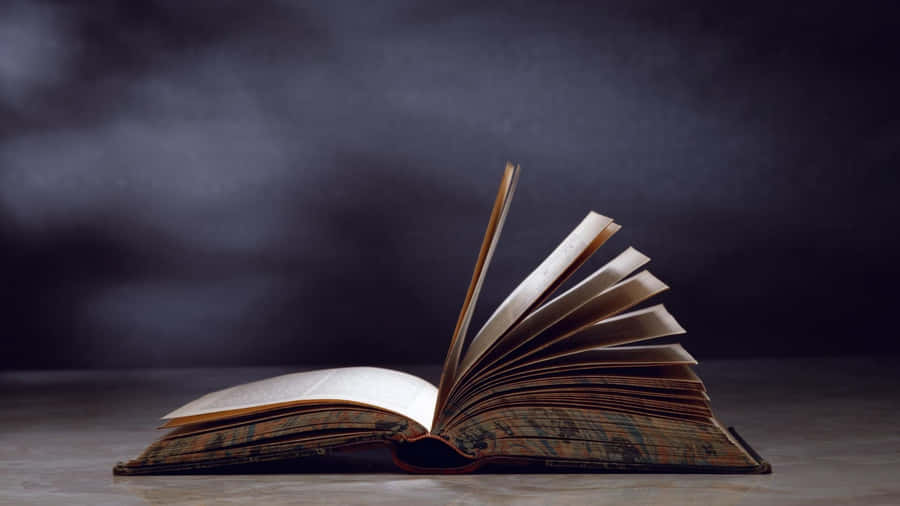 Open Book Of Knowledge Wallpaper