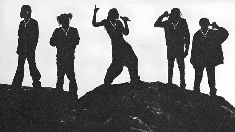 Opium Band Silhouette Performance Wallpaper