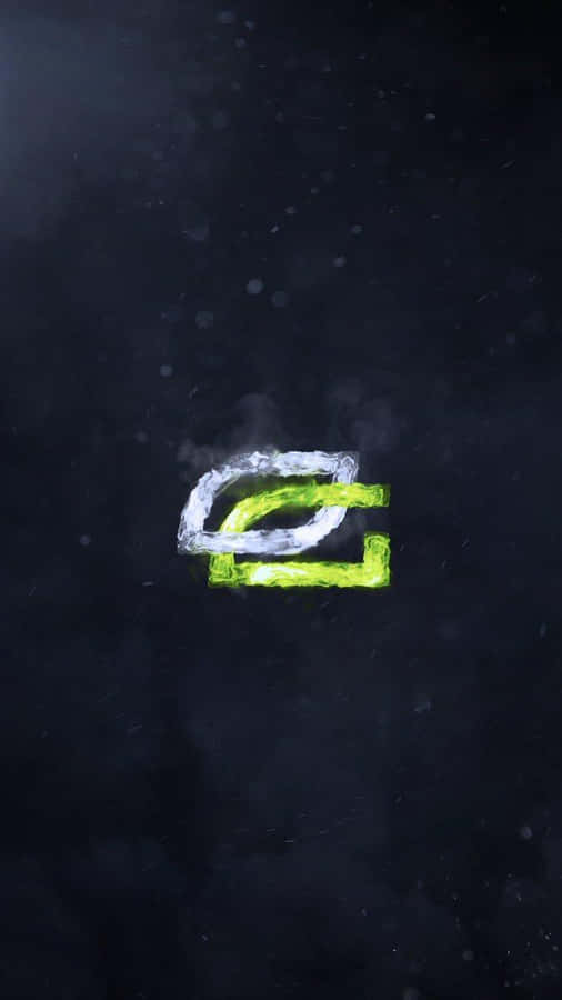 Optic Gaming Logo Ice Effect Wallpaper