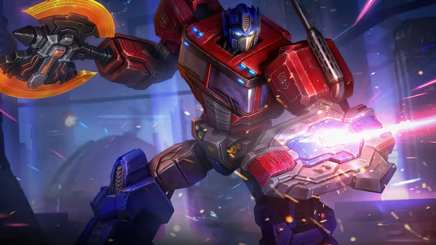 Optimus Prime Battle Ready Wallpaper