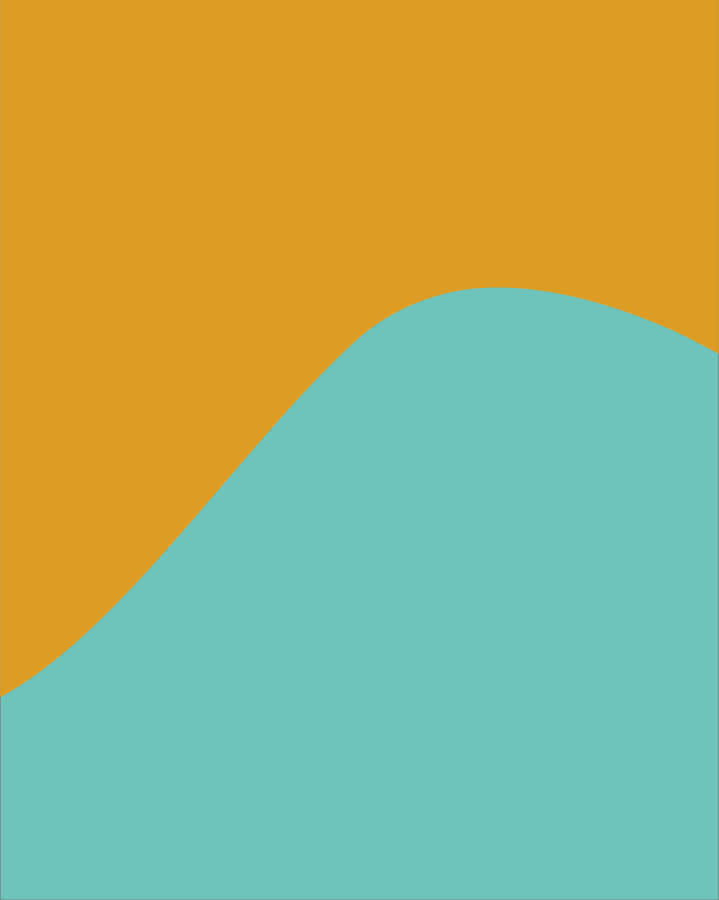 Orange And Blue - A Colorful Combination Wallpaper