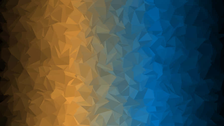 Orange And Blue Polygonal Background Color Wallpaper