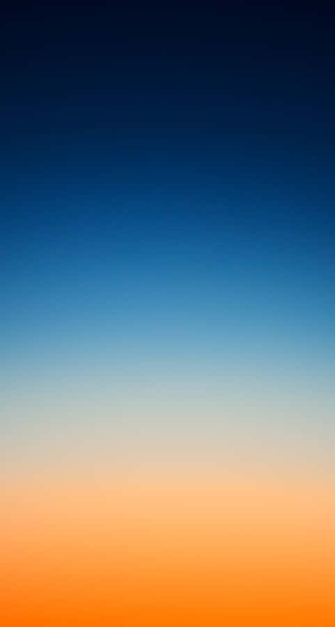 Orange And Blue Sky Mobile Wallpaper