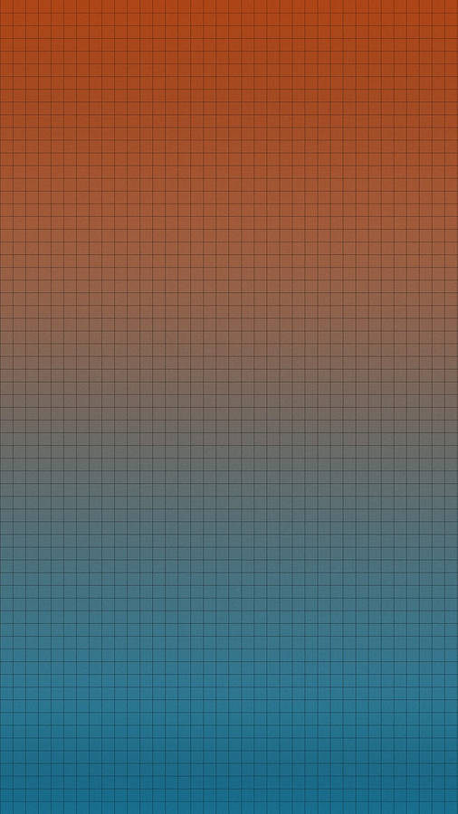 Orange Blue Gradient Grid Aesthetic Wallpaper