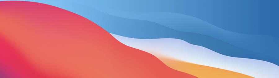 Orange Blue Waves 4d Ultra Hd Wallpaper