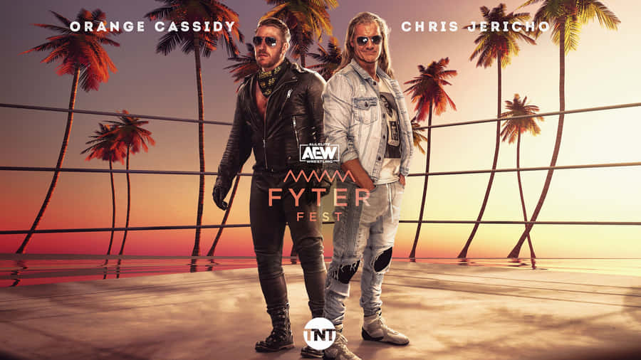 Orange Cassidy & Chris Jericho Wallpaper