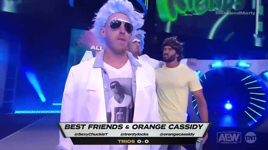 Orange Cassidy Cosplay Entrance Wallpaper