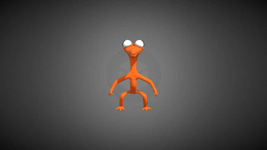 Orange Creature Rainbow Friends Wallpaper