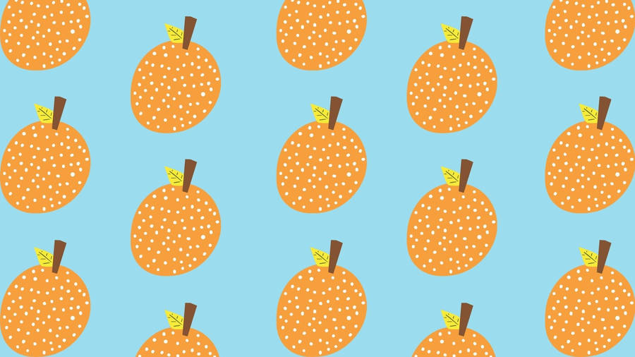 Orange Fruit Background Wallpaper