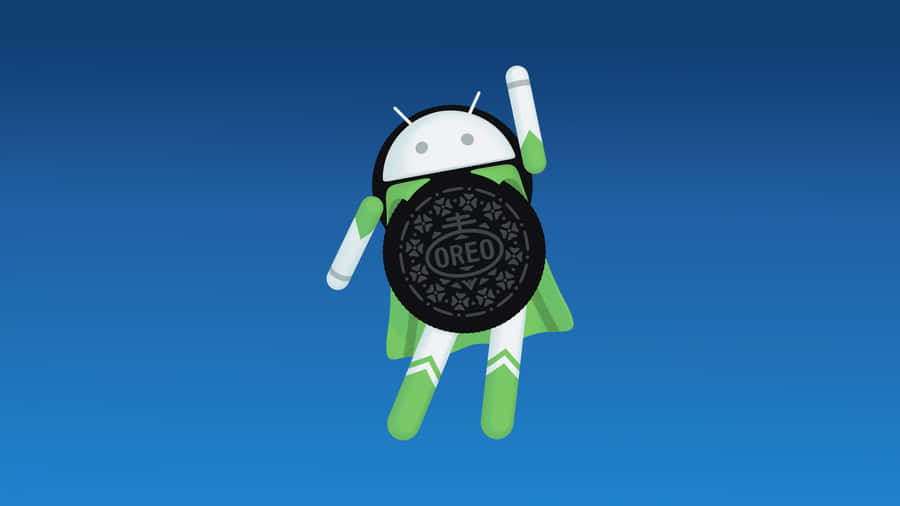 Oreo - A Robot Flying In The Air Wallpaper