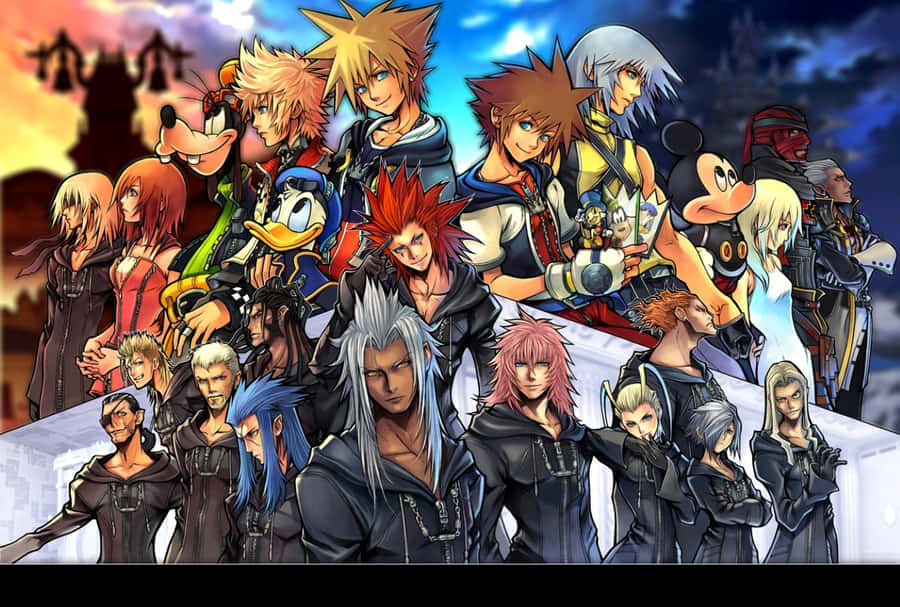 Organization Xiii Members In Kingdom Hearts Wallpaper