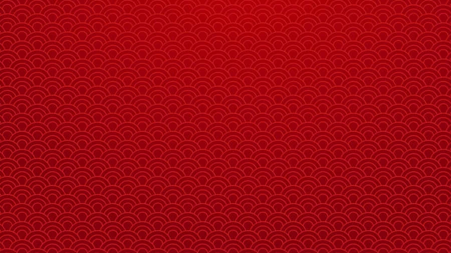 Oriental Red Pattern Texture Wallpaper