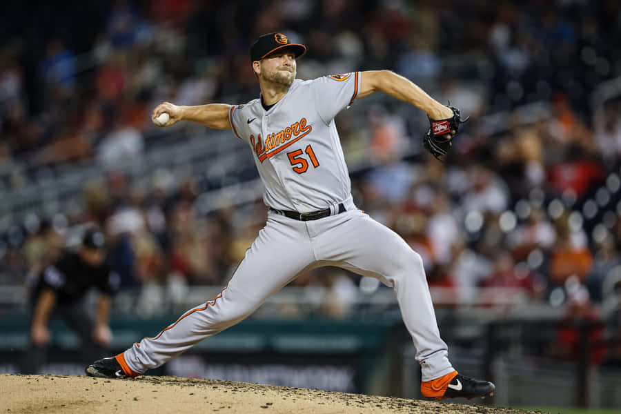 Orioles Pitcher In Action.jpg Wallpaper