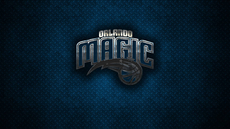 Orlando Magic In Criss Cross Metal Wallpaper
