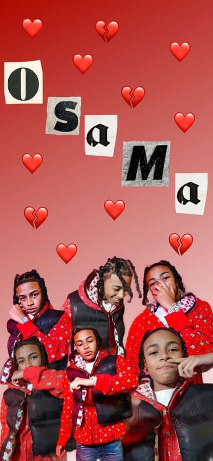 Osama Love Collage Wallpaper