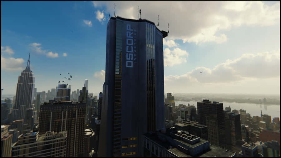 Oscorp Tower Skyline Wallpaper