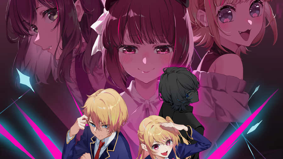 Oshi No Ko 4 K Anime Poster Wallpaper