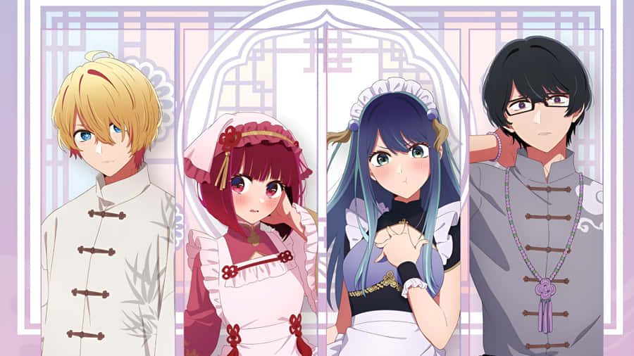 Oshi No Ko Characters 4k Wallpaper