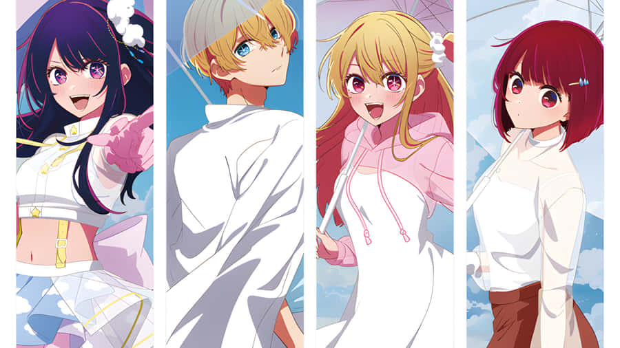 Oshi No Ko Characters 4k Wallpaper