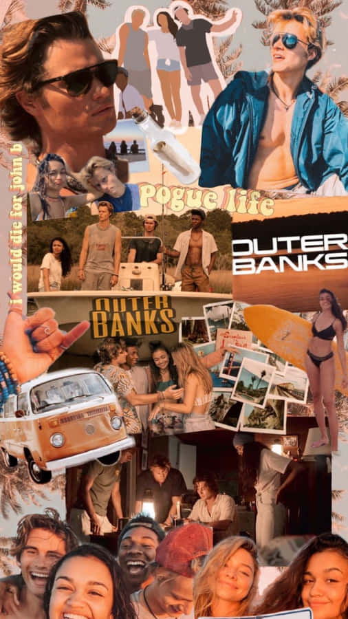 Outer Banks Collagei Phone Wallpaper Wallpaper