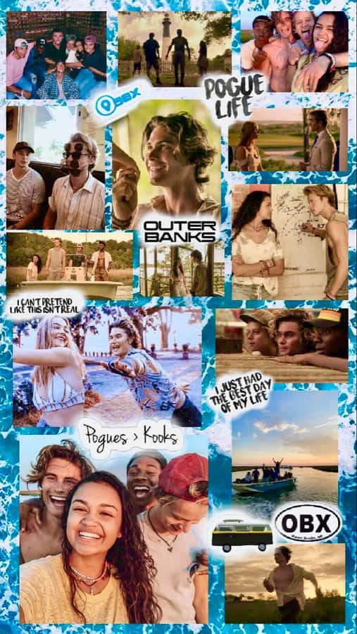 Outer Banks Collagei Phone Wallpaper Wallpaper