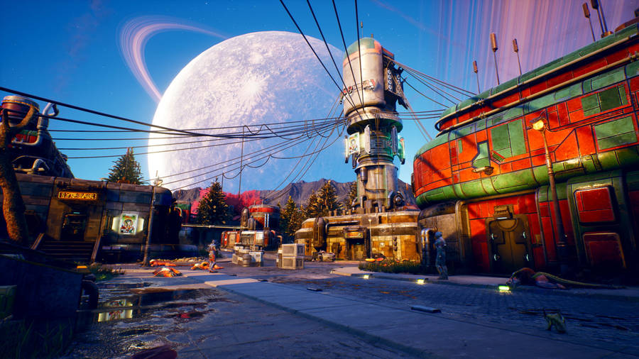 Outer Worlds Adventurous Gameplay Wallpaper