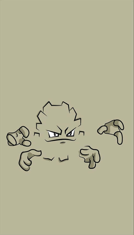 Outline Drawing Of Graveler Wallpaper