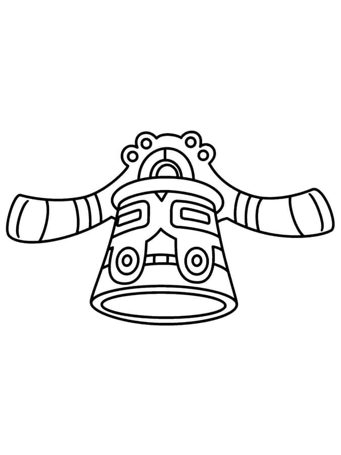 Outline Of Bronzong Wallpaper