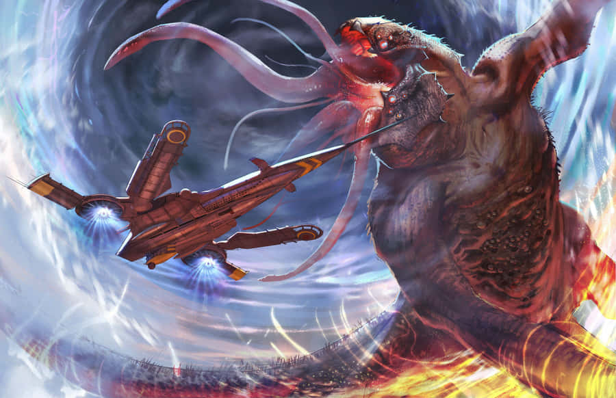 Outwit Your Enemies In Epic 5v5 Battles In Vainglory Wallpaper