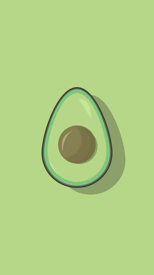 Oval Avocado Wallpaper