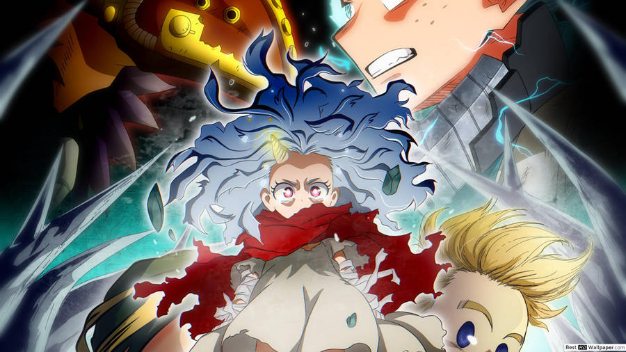 Overhaul In Action - “my Hero Academia” Shie Hassaikai Arc Wallpaper