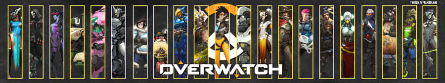Overwatch Characters Dual Wallpaper