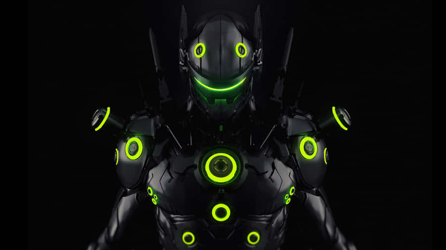 Overwatch Genji In Action Wallpaper